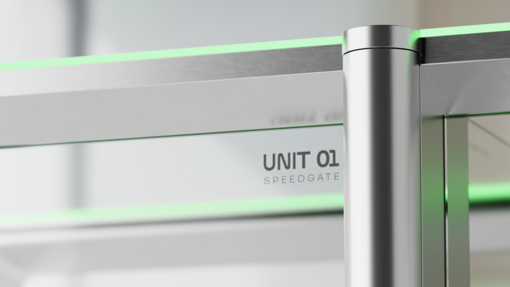 Speed Gate Entry System Design Thumbnail — industrial design by GDD, Noida