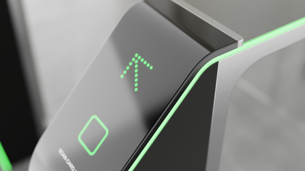 Speed Gate Entry System Design Thumbnail — industrial design by GDD, Noida
