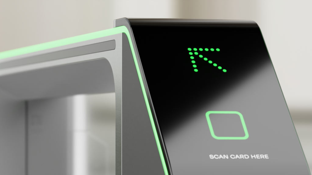 Speed Gate Entry System Design Thumbnail — industrial design by GDD, Noida