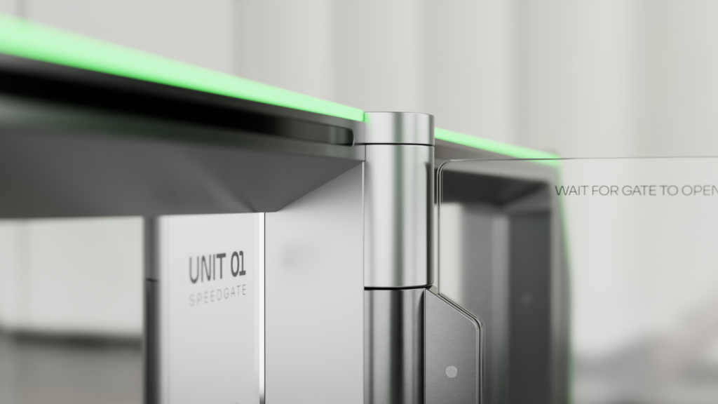 Speed Gate Entry System Design Thumbnail — industrial design by GDD, Noida